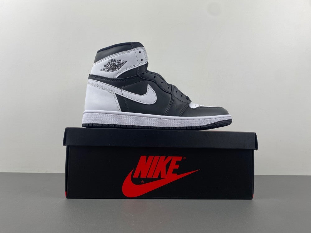 High Top Sneakers, White Black Colorway, Lace Up Design, Casual Gift for Sneaker Fans