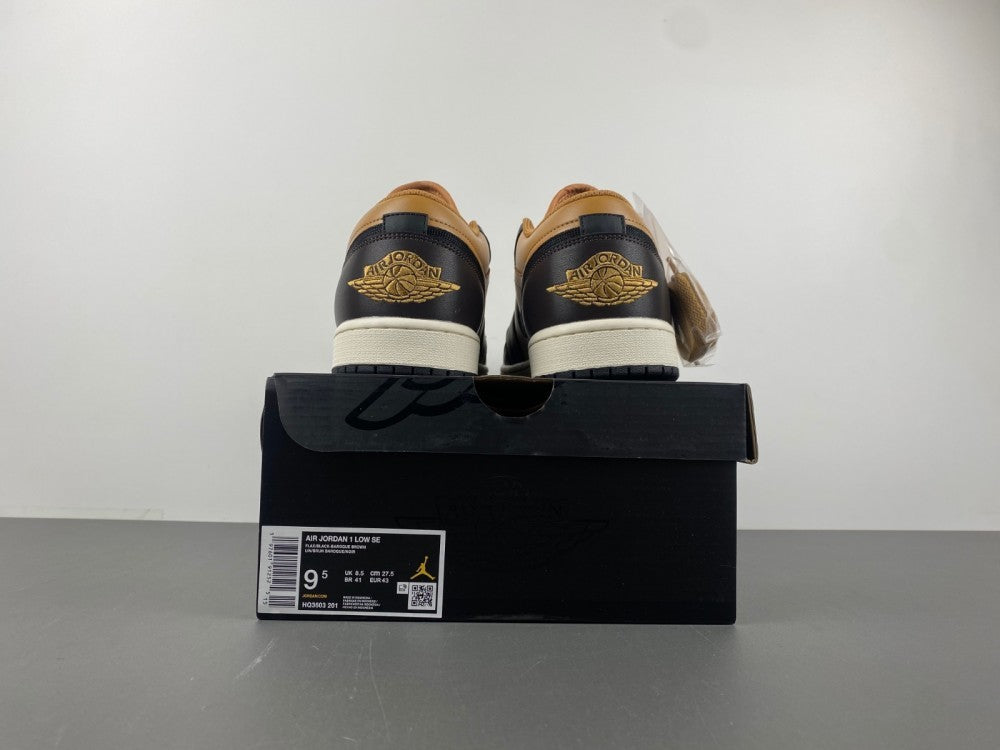 Low Top Sneakers, Black Brown Colorway, Lace Up Design, Casual Gift for Sneaker Fans