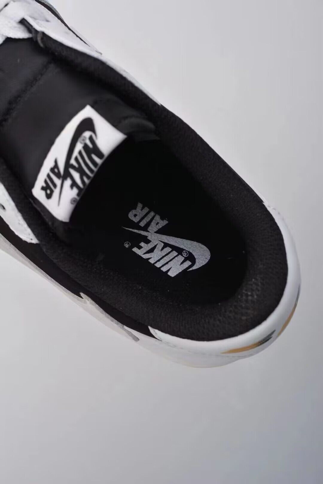 Low Top Sneakers, Black White Colorway, Lace Up Design, Casual Gift for Sneaker Fans