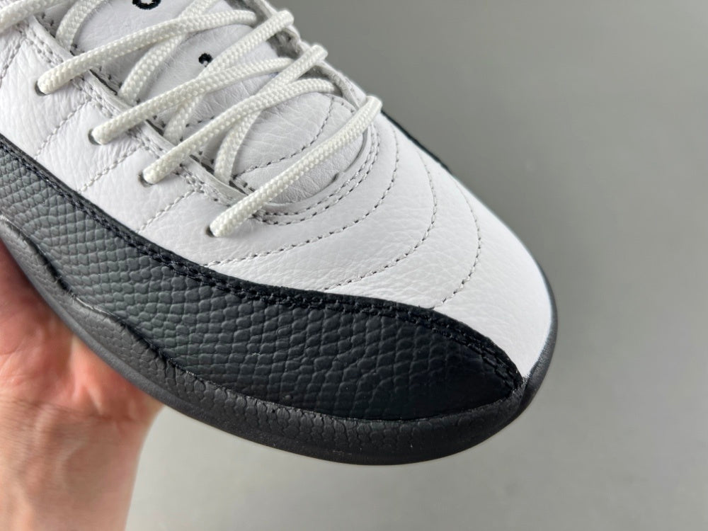 Retro Low Top Sneakers, White Black Gold Colorway, Lace Up Design, Casual Gift for Sneaker Fans