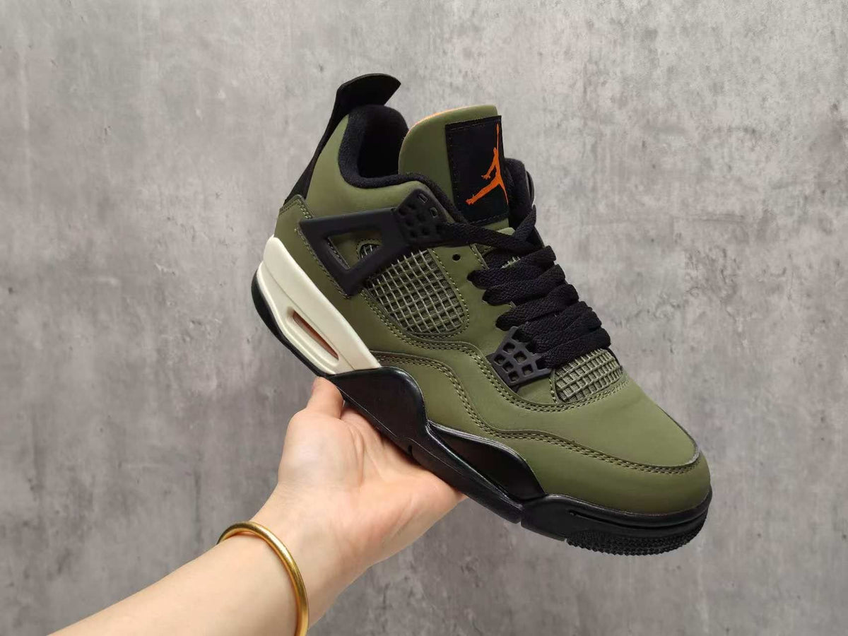 Mid Top Sneakers, Green Colorway, Lace Up Design, Casual Gift for Sneaker Fans