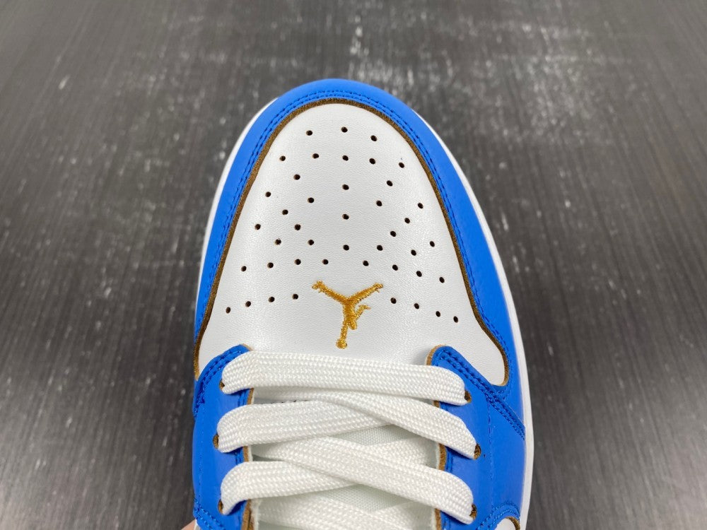 Low Top Sneakers, Blue White Red Colorway, Lace Up Design, Casual Gift for Sneaker Fans