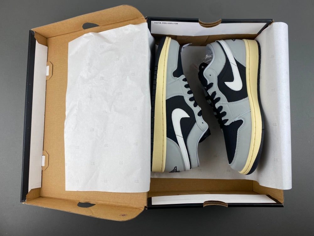 Low Top Sneakers, Off White Black Gray Colorway, Lace Up Design, Casual Gift for Sneaker Fans