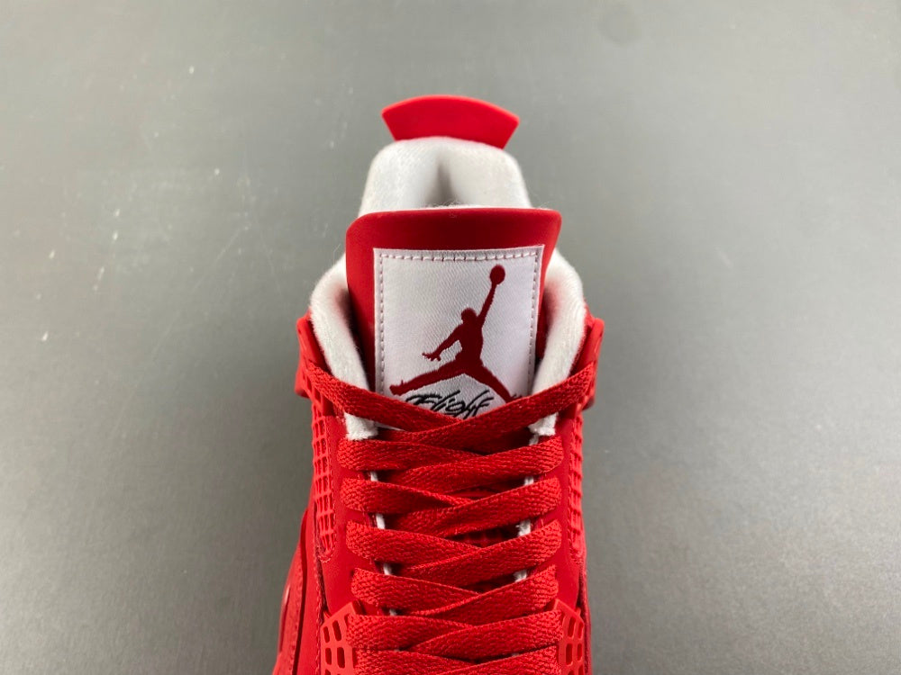 Mid Top Sneakers, Red Colorway, Cracked Pattern, Lace Up Design, Casual Gift for Sneaker Fans