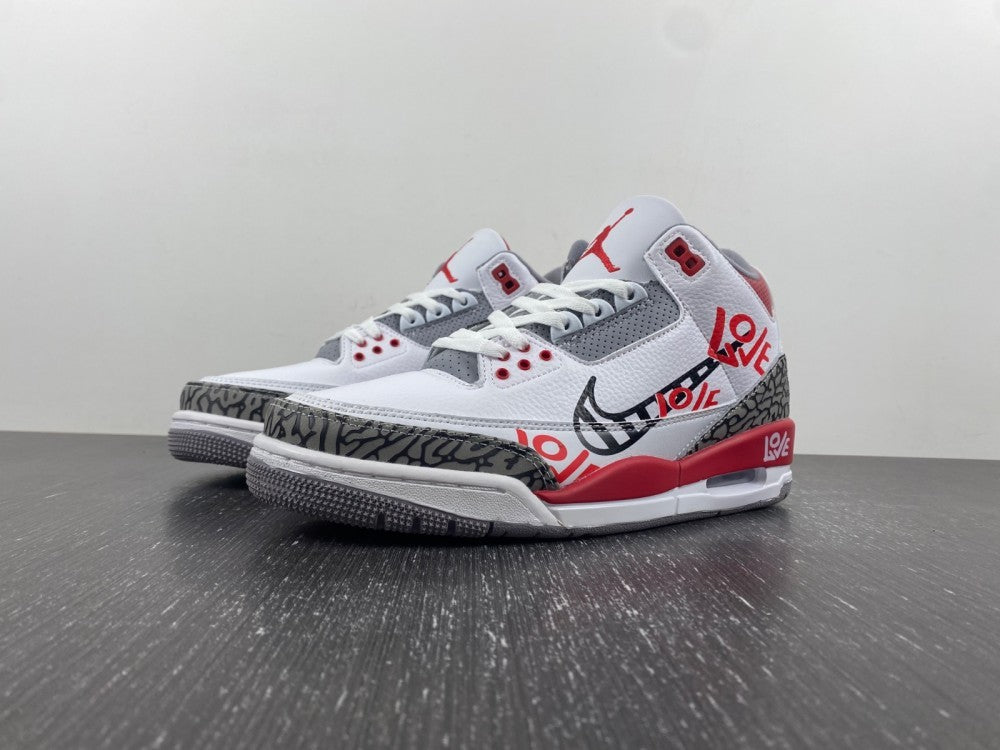 Sneakers, White Red Gray Colorway, Lace Up Design, Casual Gift for Sneaker Fans