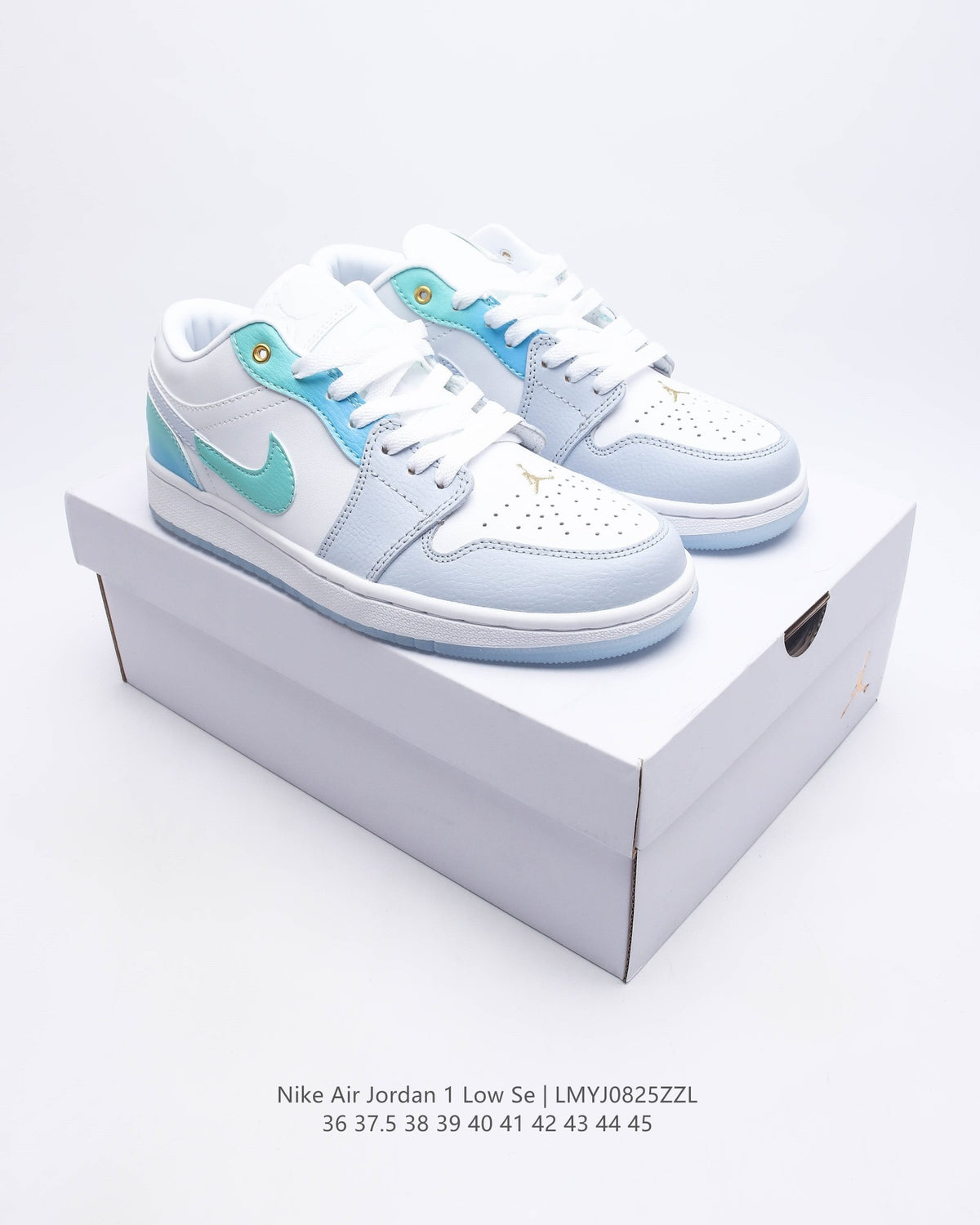 Retro Low Top Basketball Shoes, White Blue Colorway, Lace Up Design, Casual Gift for Shoe Lovers