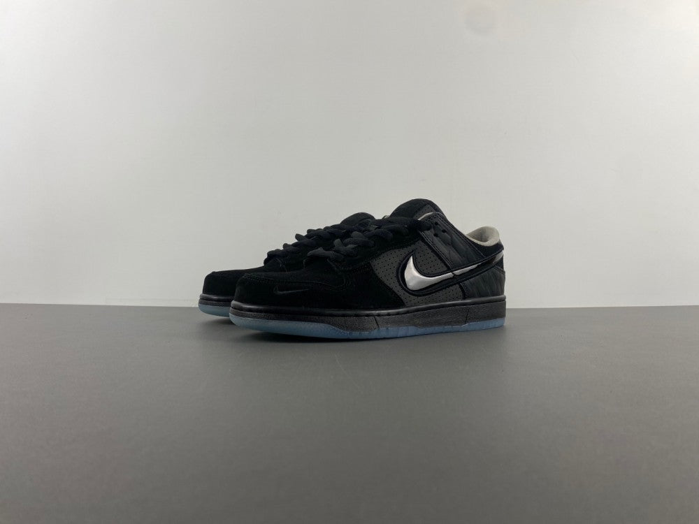Low Top Sneakers, Black Colorway, Lace Up Design, Casual Gift for Sneaker Fans