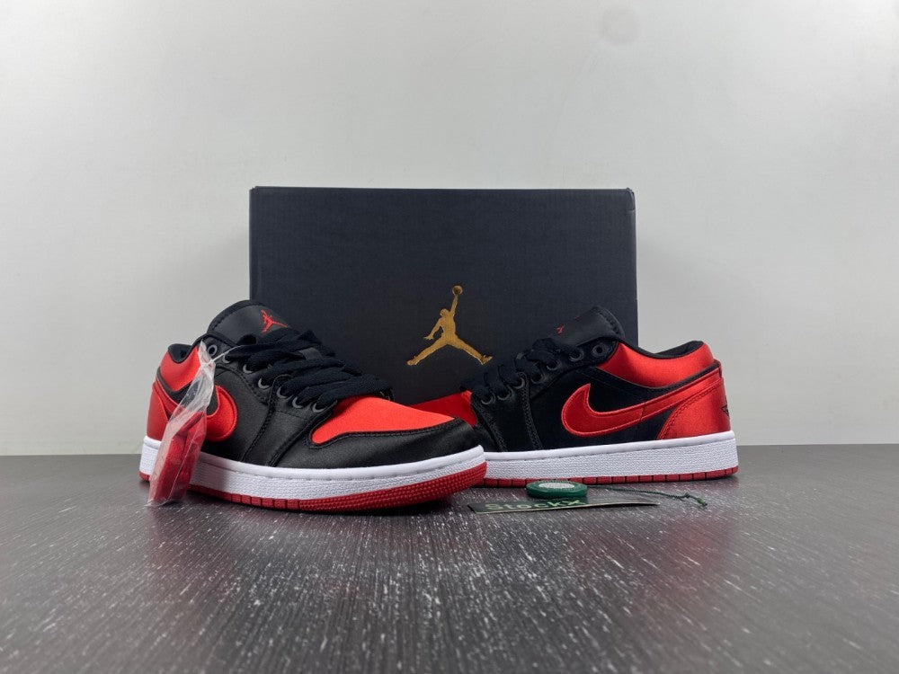Low Top Sneakers, Black Red Colorway, Lace Up Design, Casual Gift for Sneaker Fans
