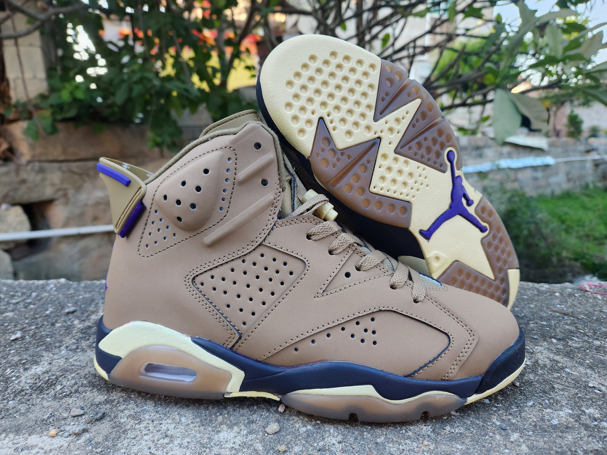 High Top Sneakers, Beige Purple Colorway, Lace Up Design, Casual Gift for Sneaker Fans