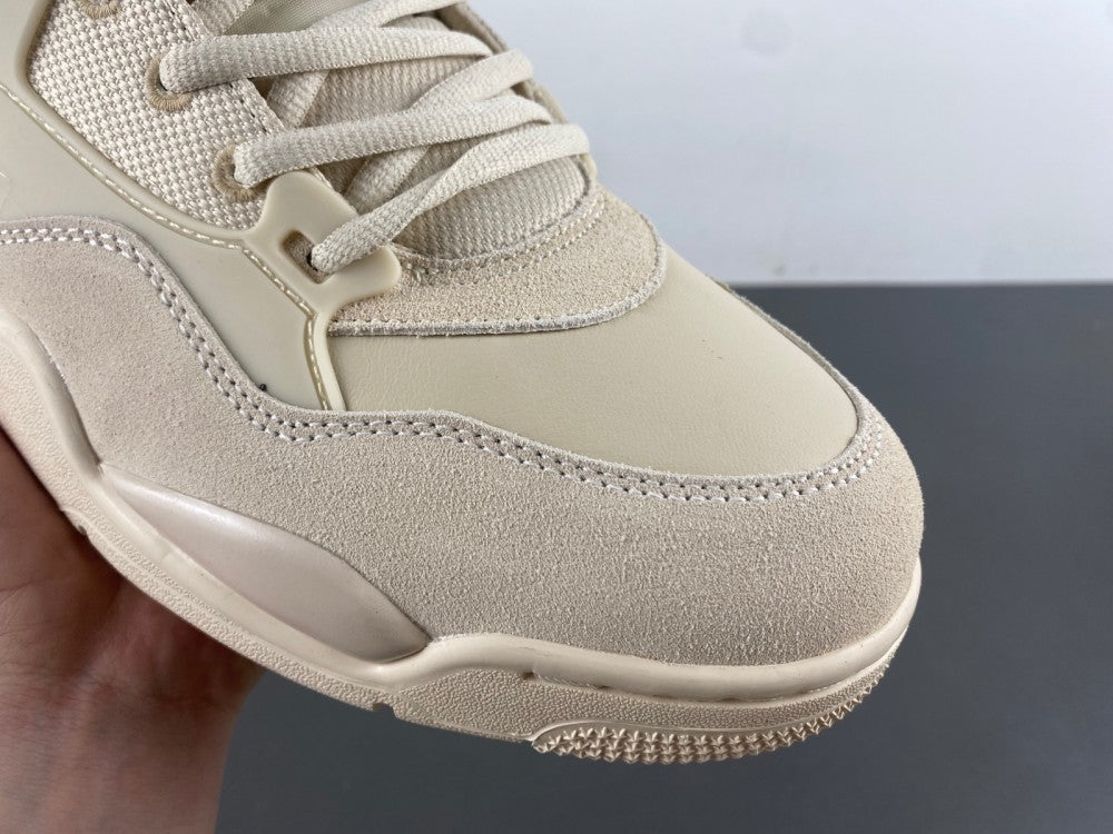 Low Top Sneakers, Cream White Colorway, Lace Up Design, Casual Gift for Sneaker Fans