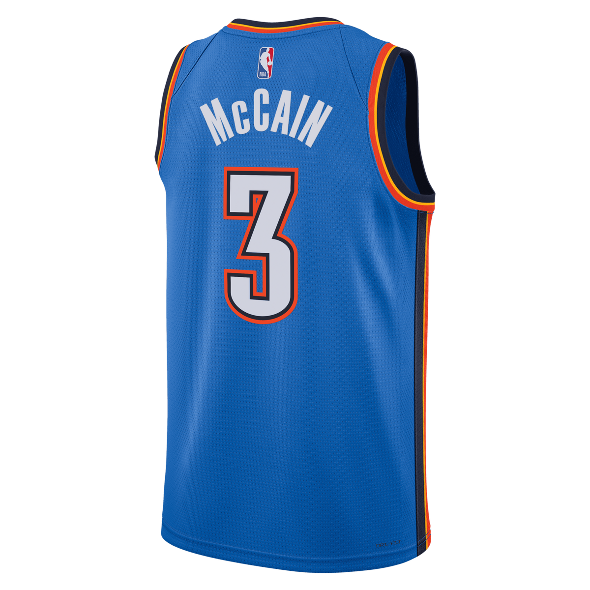 Oklahoma City Thunder Icon Edition Swingman Jersey - Blue - Jared McCain