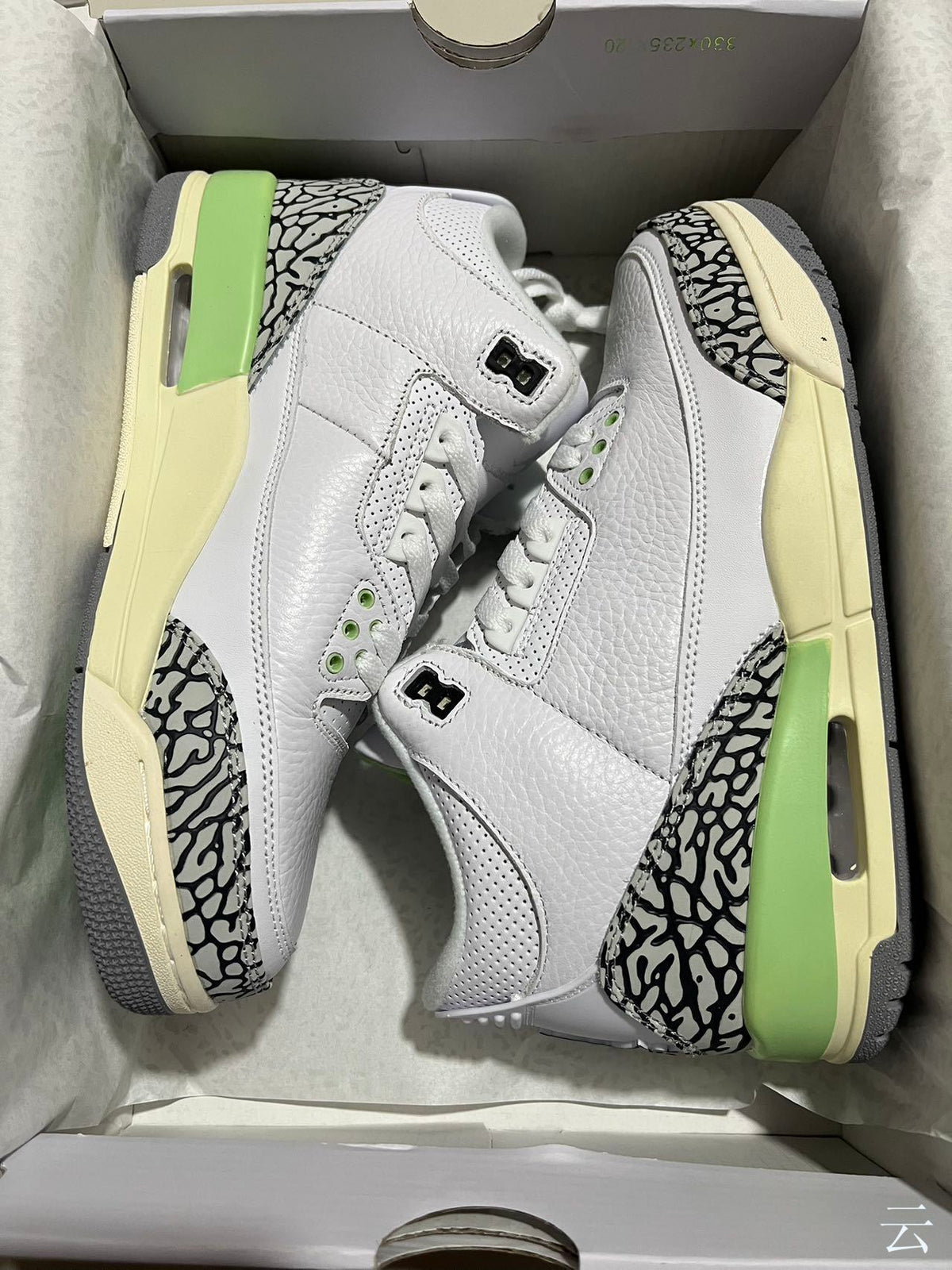 High Top Sneakers, White Green Colorway, Lace Up Design, Casual Gift for Sneaker Fans