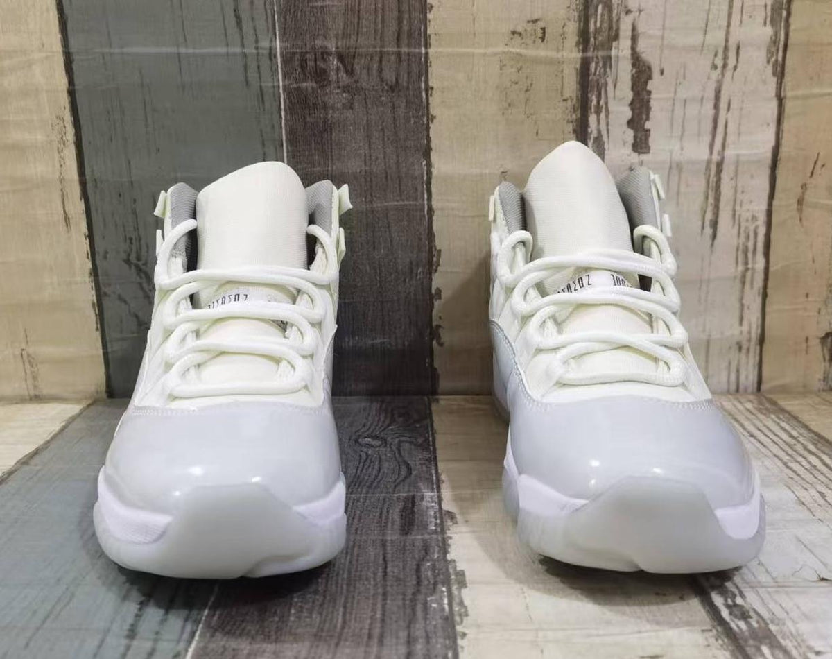 High Top Sneakers, Off White Gray Colorway, Lace Up Design, Casual Gift for Sneaker Fans