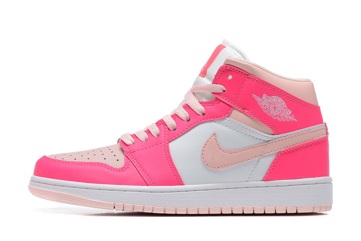 Sneakers, Pink Colorway, Lace Up Design, Casual Gift for Sneaker Fans