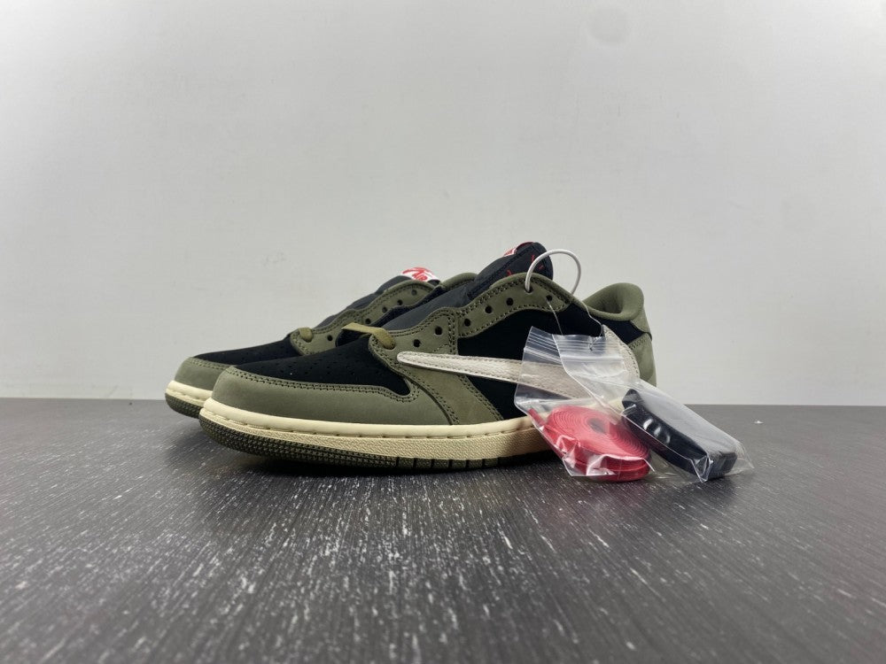 Low Top Sneakers, Army Green Black Colorway, Reverse Hook Design, Lace Up Design, Casual Gift for Sneaker Fans