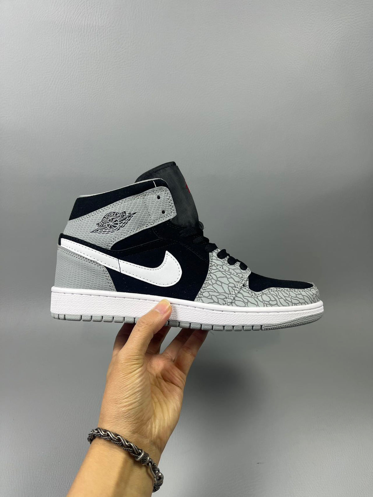 Sneakers, Black White Colorway, Lace Up Design, Casual Gift for Sneaker Fans
