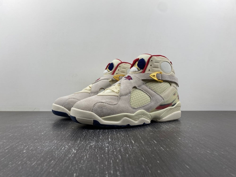 Sneakers, Red Yellow Gold Colorway, Lace Up Design, Casual Gift for Sneaker Fans