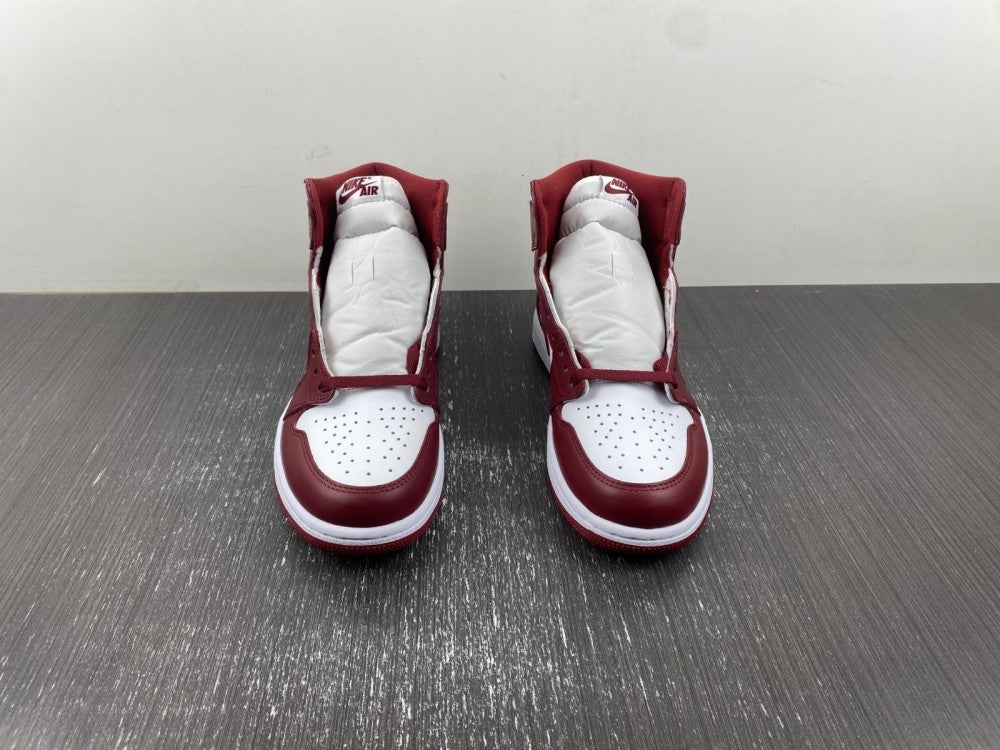 High Top Sneakers, White Red Colorway, Lace Up Design, Casual Gift for Sneaker Fans