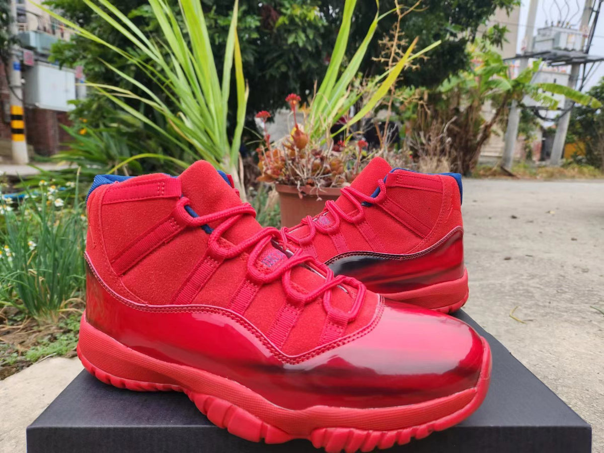 Sneakers, Red Colorway, Lace Up Design, Casual Gift for Sneaker Fans