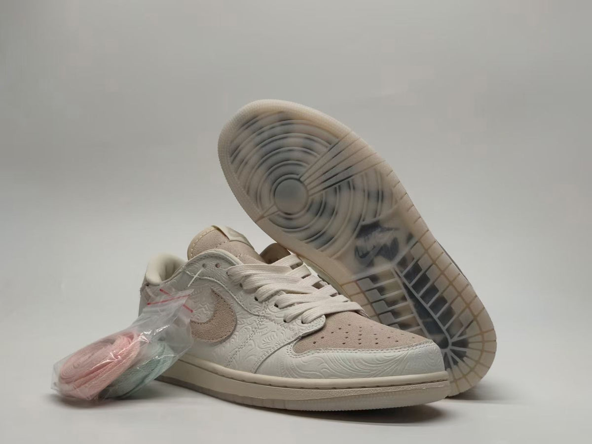 Low Top Sneakers, Beige Colorway, Lace Up Design, Casual Gift for Sneaker Fans