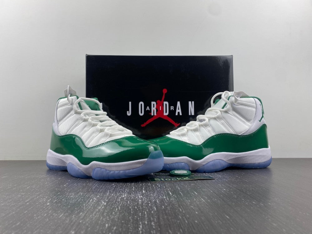 Low Top Sneakers, Green White Colorway, Lace Up Design, Casual Gift for Sneaker Fans