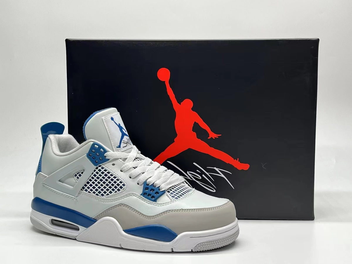 Sneakers, Blue White Colorway, Lace Up Design, Casual Gift for Sneaker Fans
