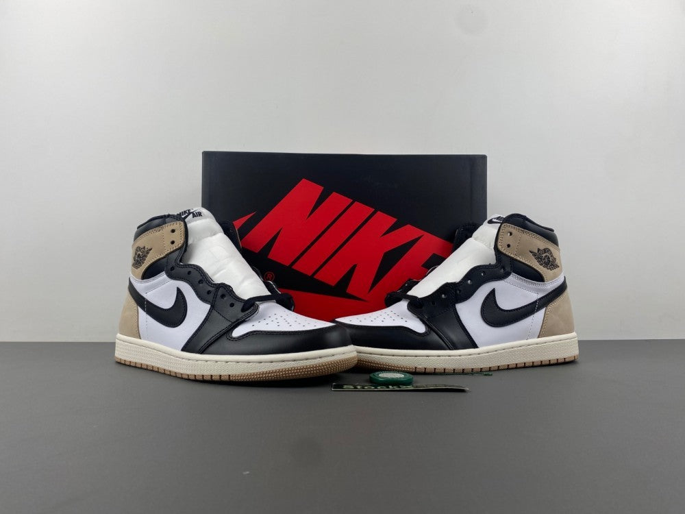 High Top Sneakers, White Black Colorway, Lace Up Design, Casual Gift for Sneaker Fans