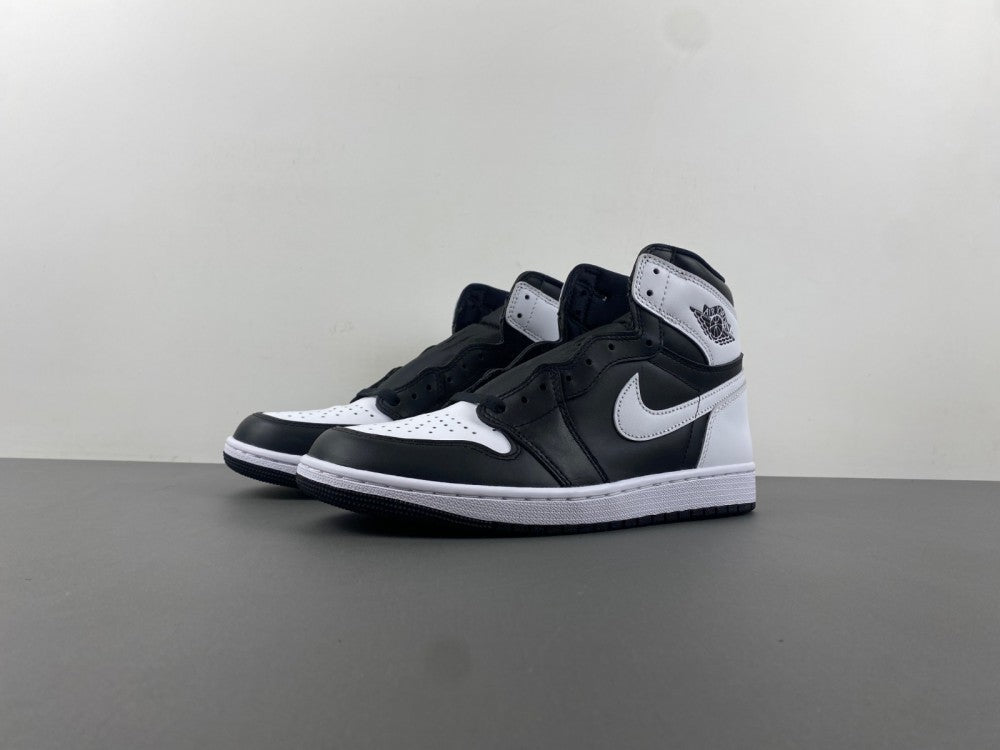 High Top Sneakers, White Black Colorway, Lace Up Design, Casual Gift for Sneaker Fans