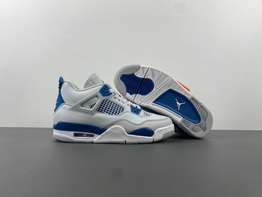 Low Top Sneakers, Blue White Gray Colorway, Lace Up Design, Casual Gift for Sneaker Fans