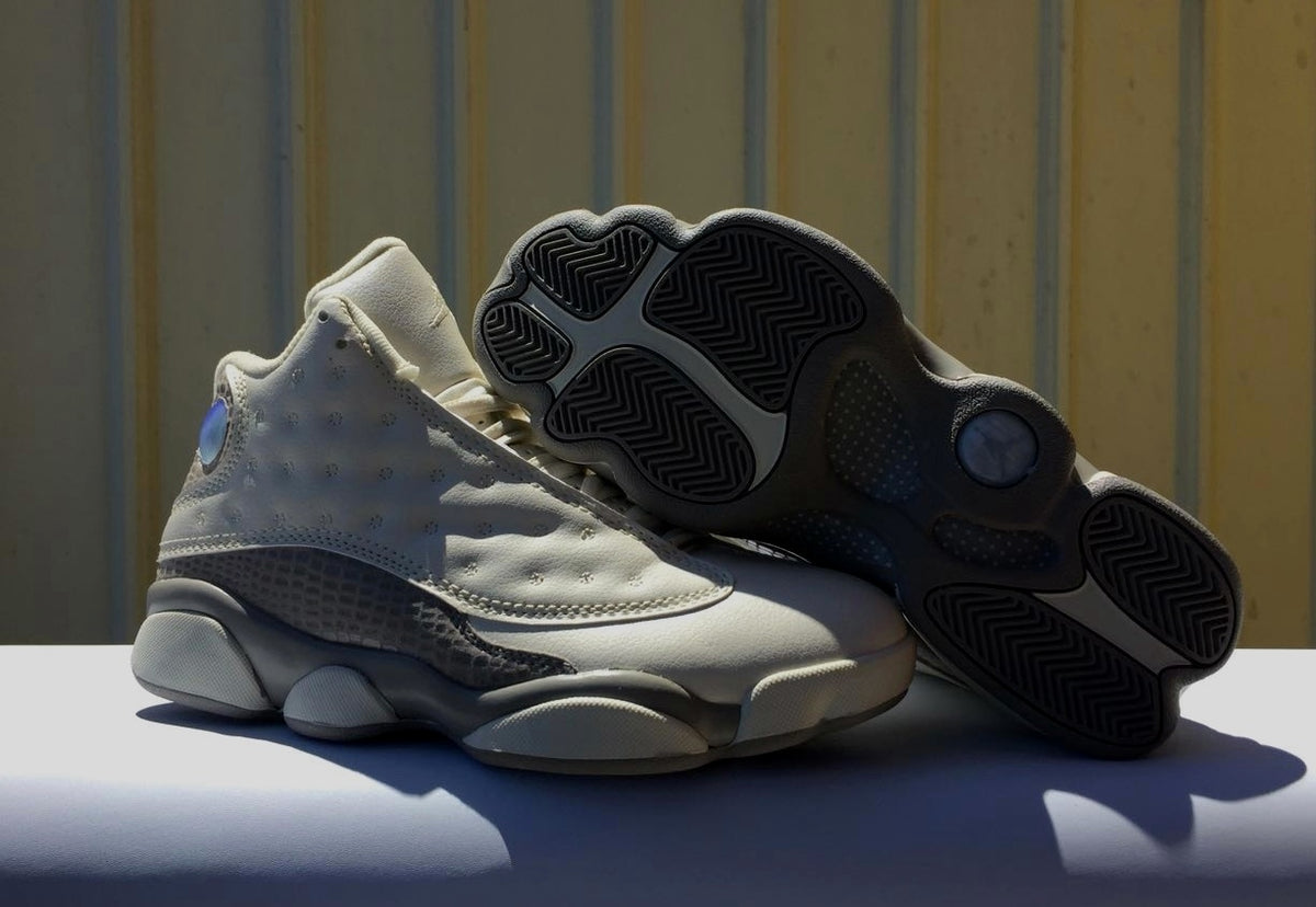 Sneakers, Off White Gray Colorway, Lace Up Design, Casual Gift for Sneaker Fans