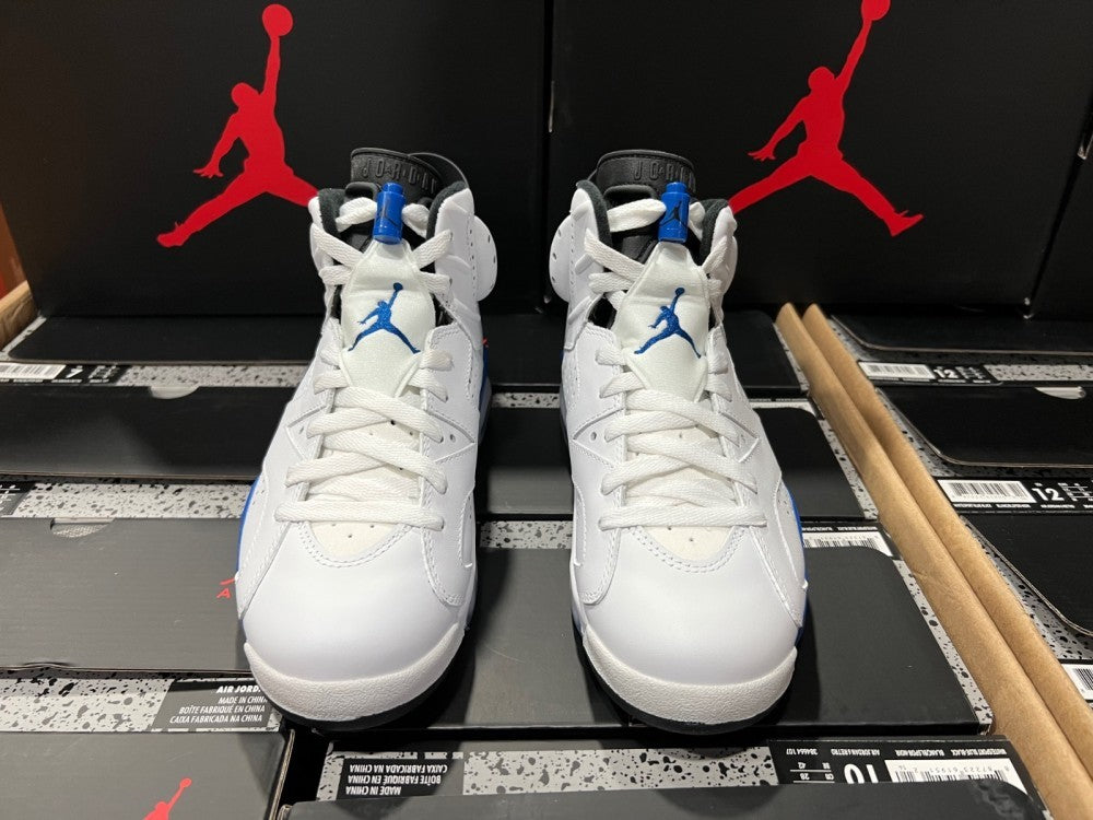 Retro Sneakers, Blue White Colorway, Lace Up Design, Casual Gift for Sneaker Fans
