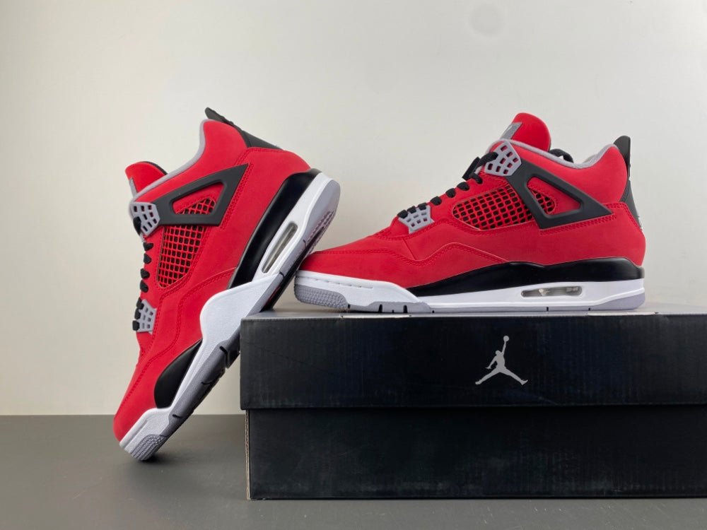 Mid Top Sneakers, Red Black Colorway, Lace Up Design, Casual Gift for Sneaker Fans