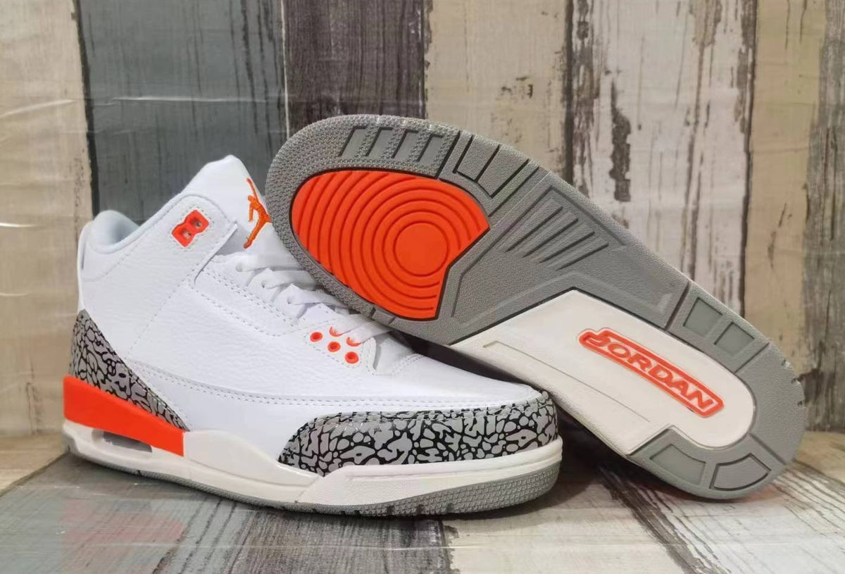 Low Top Sneakers, White Red Orange Colorway, Lace Up Design, Casual Gift for Sneaker Fans