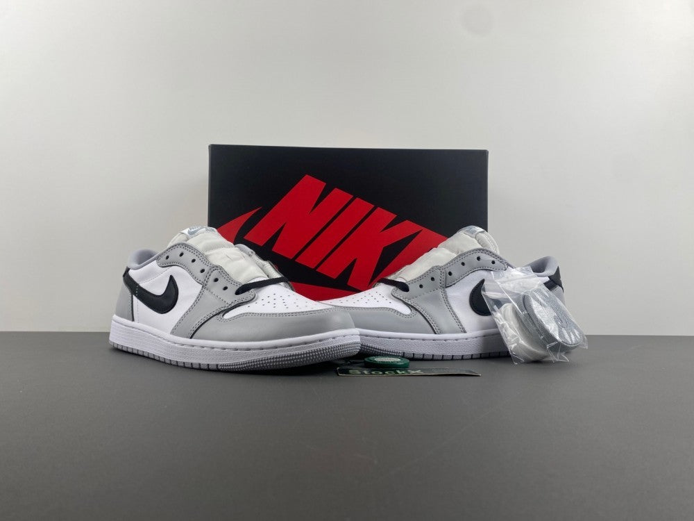 Low Top Sneakers, White Black Gray Colorway, Lace Up Design, Casual Gift for Sneaker Fans