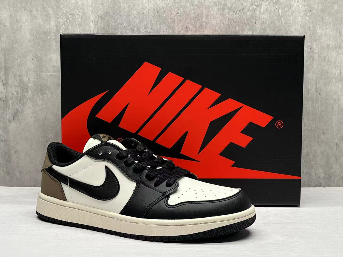 Low Top Sneakers, Black Colorway, Lace Up Design, Casual Gift for Sneaker Fans