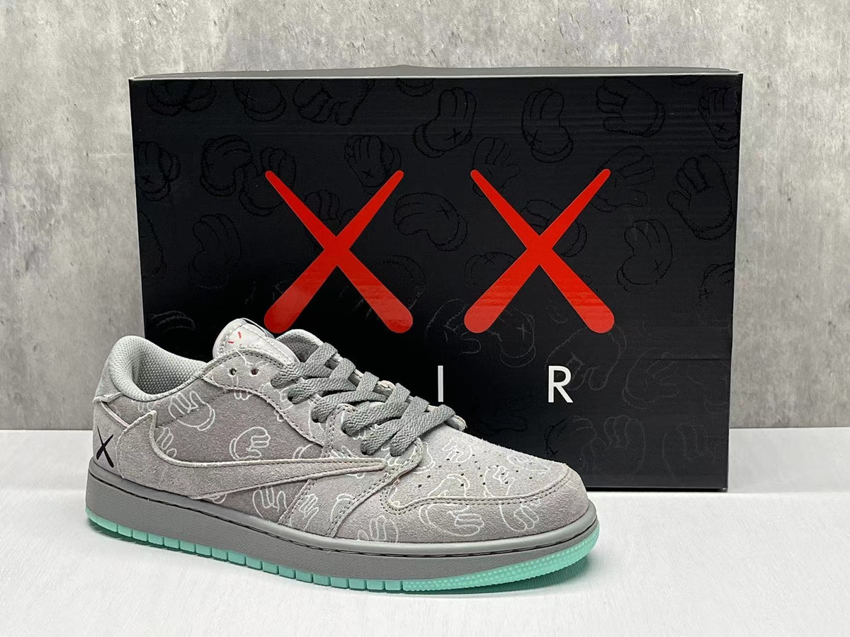 Low Top Sneakers, Gray Colorway, Reverse Hook Design, Lace Up Design, Casual Gift for Sneaker Fans