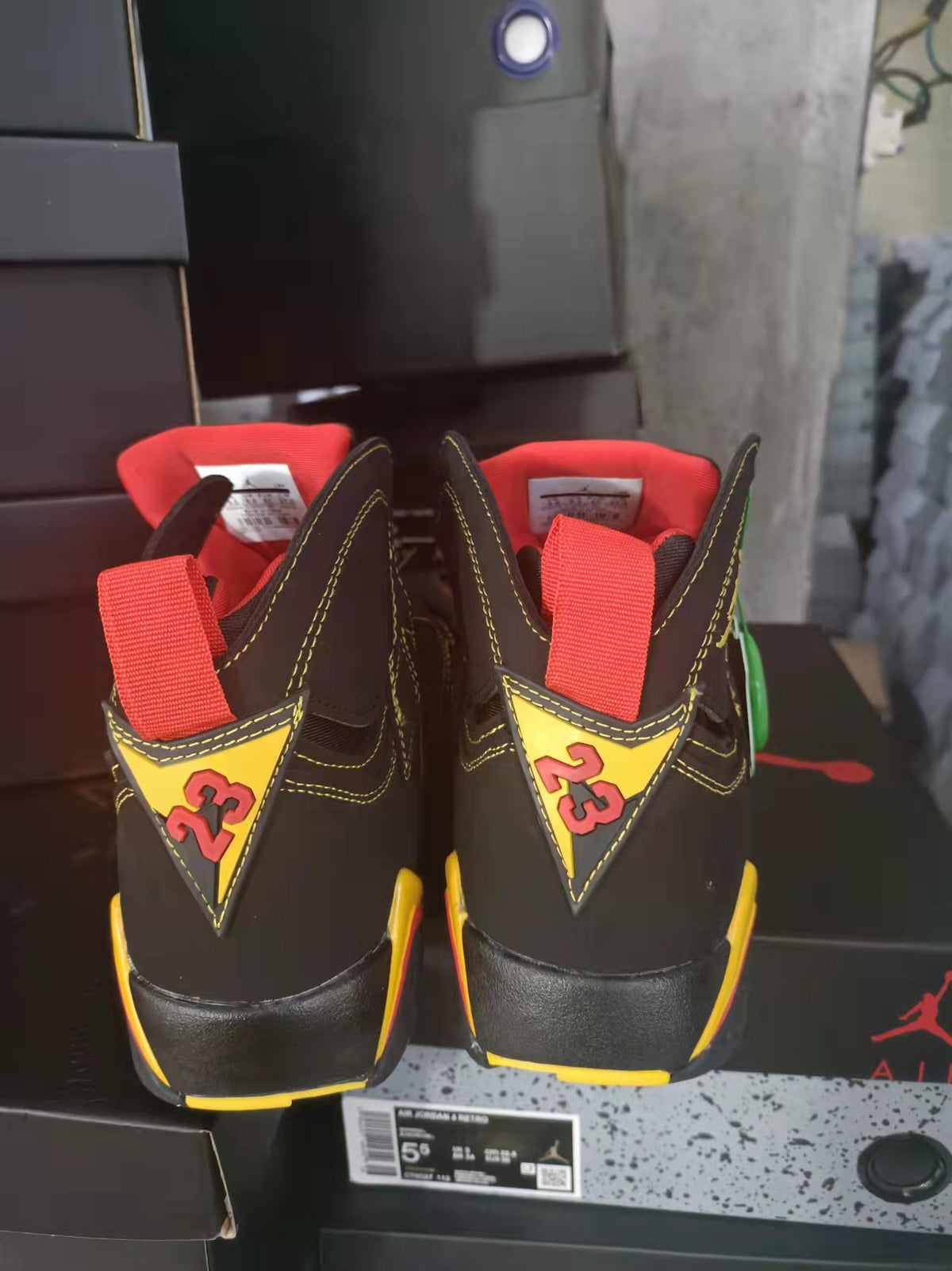 Sneakers, Black Yellow Colorway, Lace Up Design, Casual Gift for Sneaker Fans