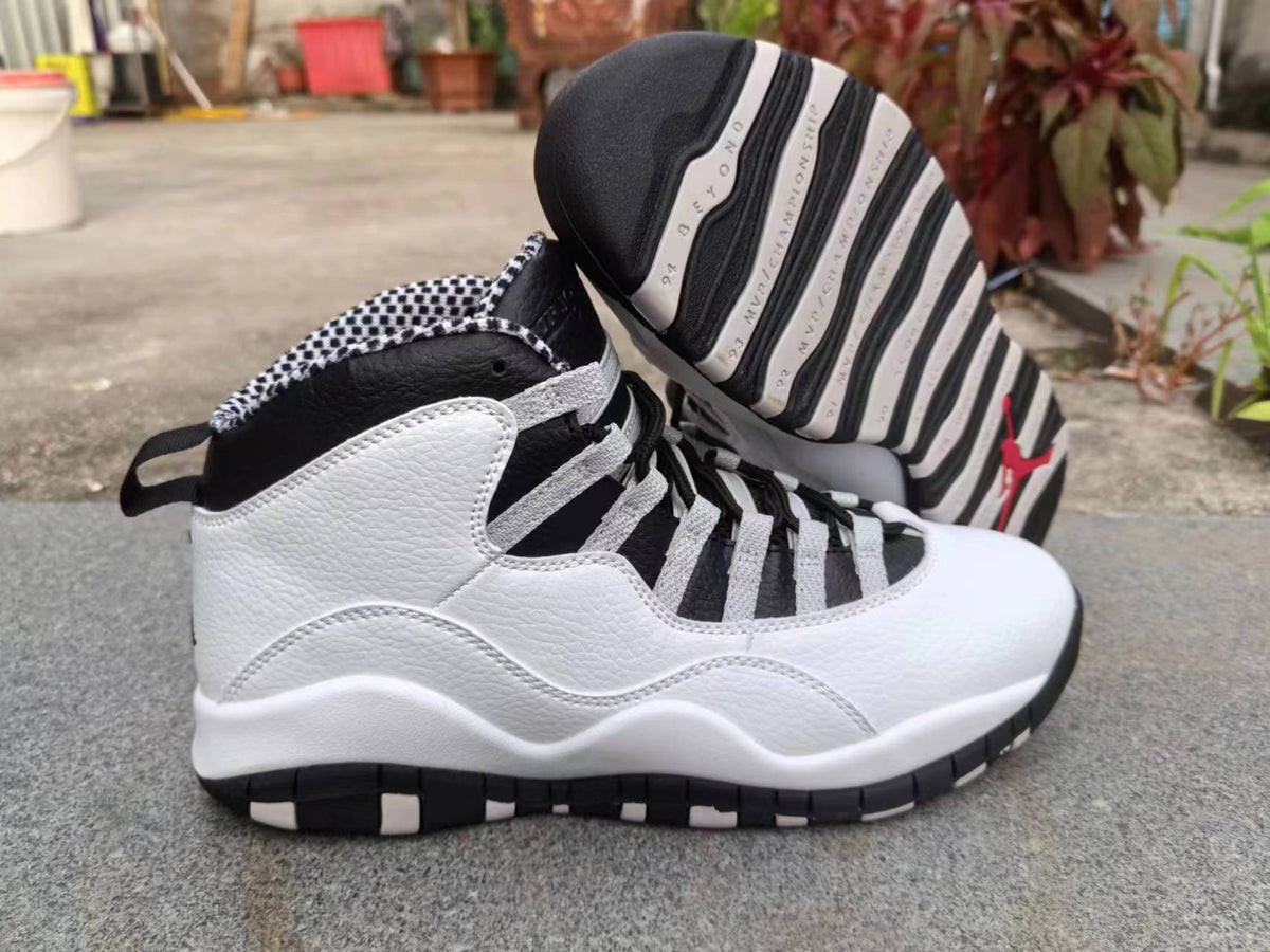 High Top Sneakers, White Black Colorway, Lace Up Design, Casual Gift for Sneaker Fans