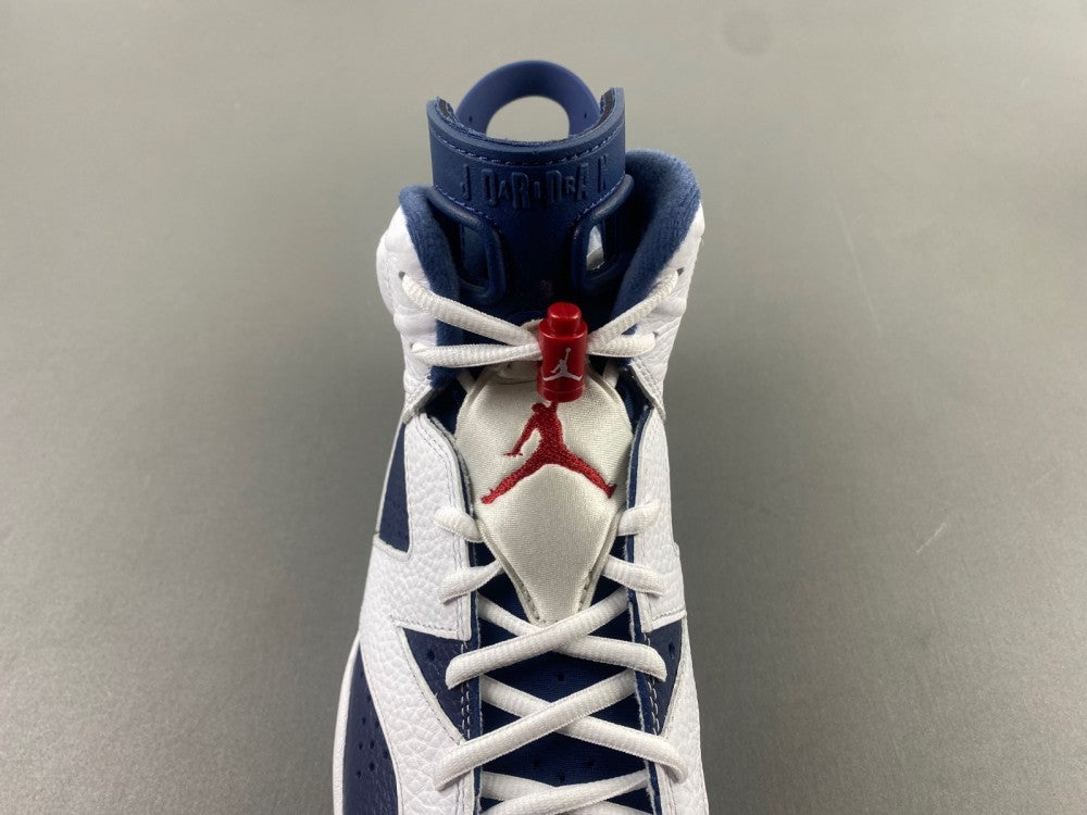 Retro High Top Sneakers, Blue White Red Colorway, Lace Up Design, Casual Gift for Sneaker Fans