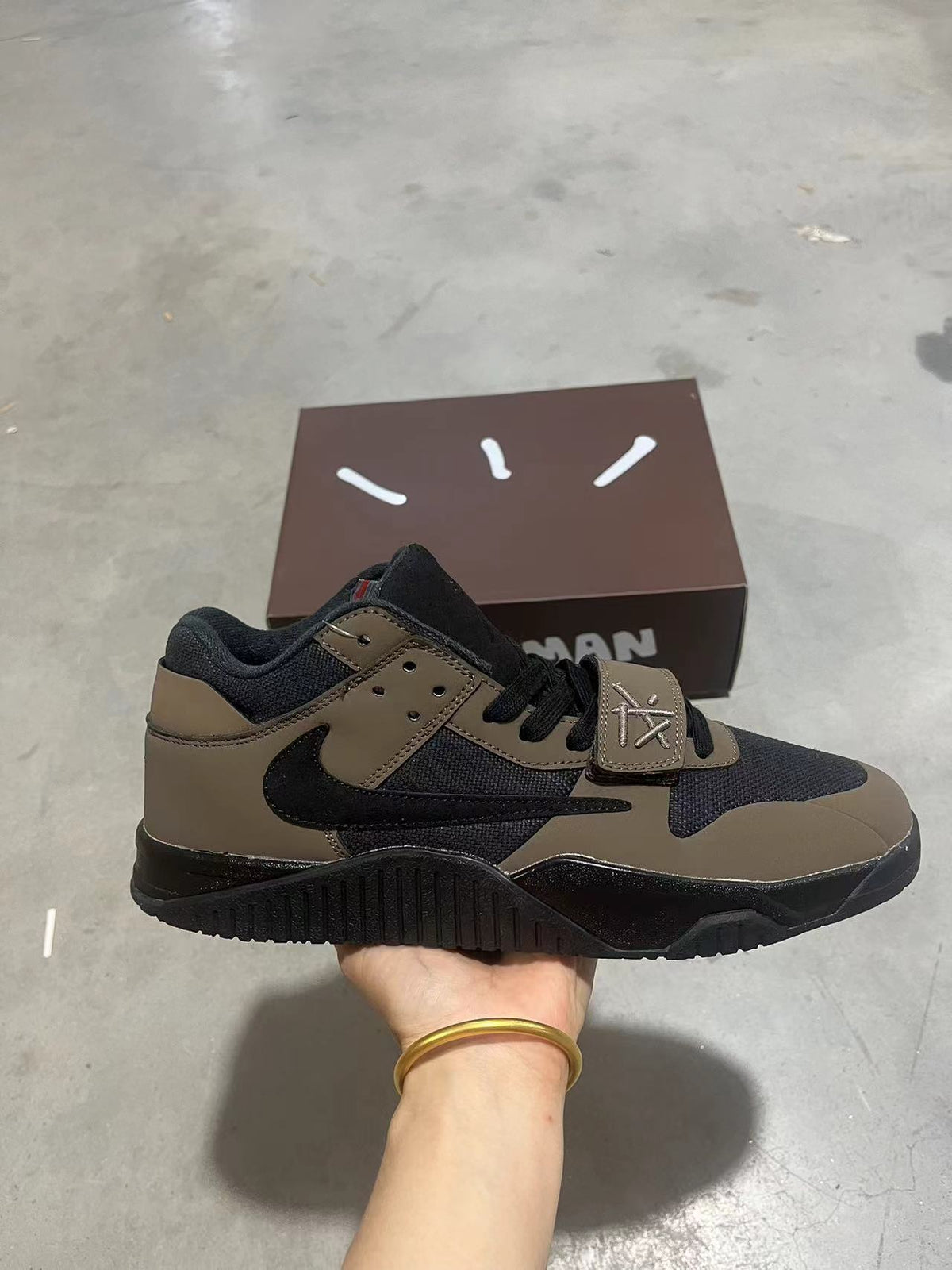 Low Top Sneakers, Black Brown Colorway, Lace Up Design, Casual Gift for Sneaker Fans