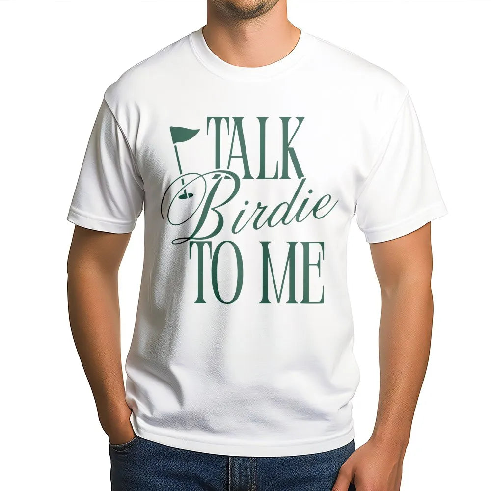 Talk Birdie To Me Golf Sweatshirt | Funny Golfing Quote Pullover | Cozy Cotton Blend | Gift for Women Golfer