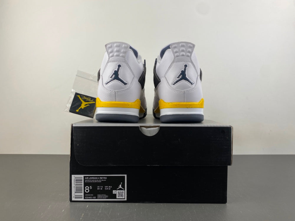 Low Top Sneakers, White Black Yellow Colorway, Lace Up Design, Casual Gift for Sneaker Fans