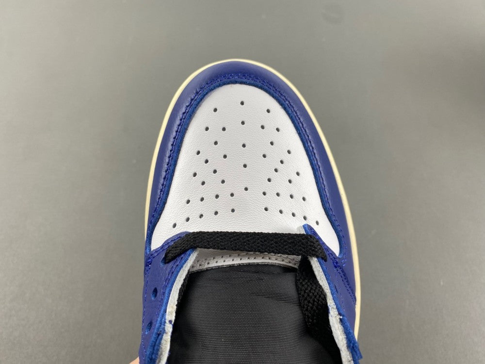 High Top Sneakers, Blue White Colorway, Lace Up Design, Casual Gift for Sneaker Fans