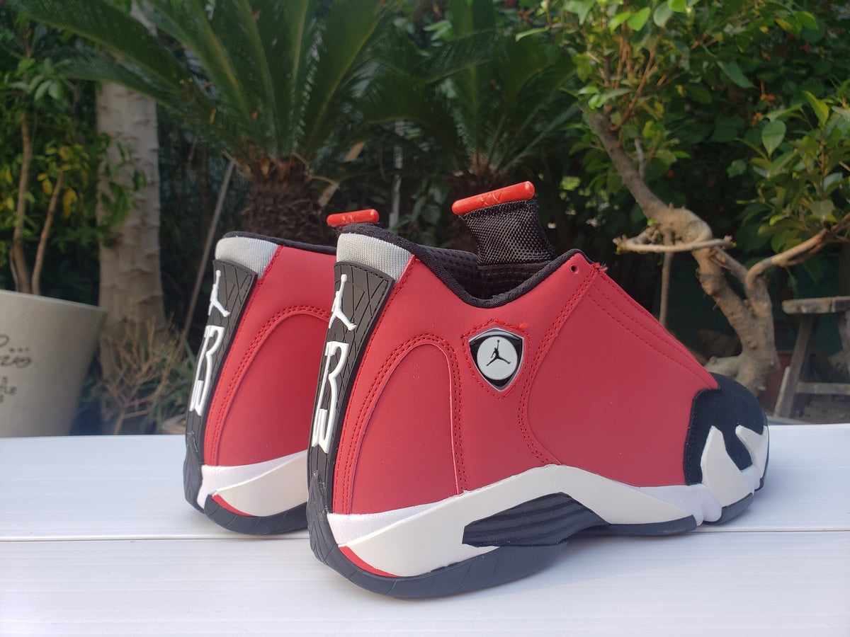 Sneakers, White Black Red Colorway, Lace Up Design, Casual Gift for Sneaker Fans