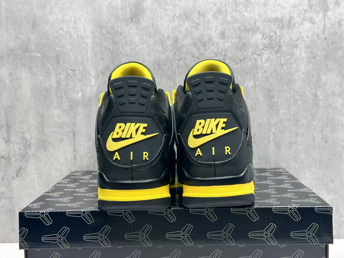 Mid Top Sneakers, Gray Yellow Colorway, Lace Up Design, Casual Gift for Sneaker Fans
