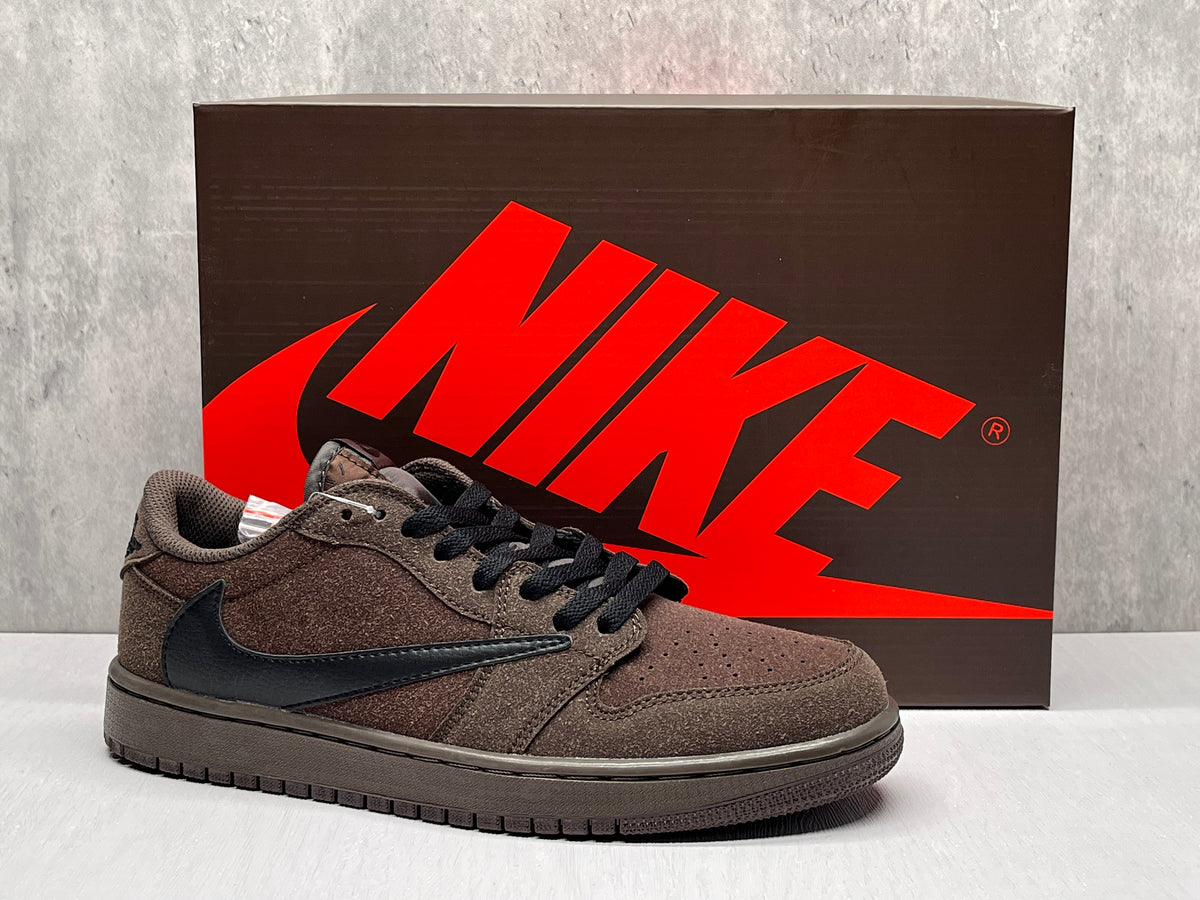 Low Top Sneakers, Brown Colorway, Reverse Hook Design, Lace Up Design, Casual Gift for Sneaker Fans