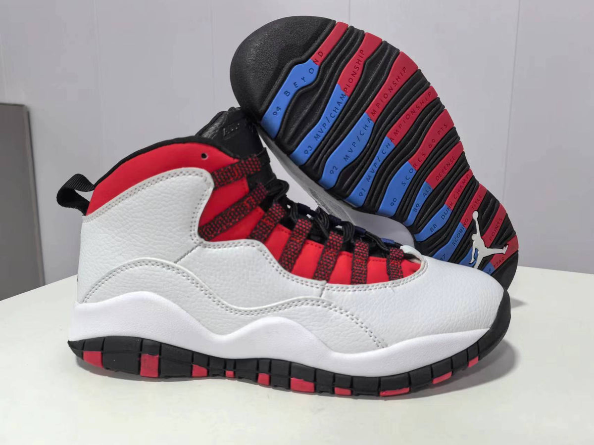 High Top Sneakers, White Red Black Colorway, Mismatched Colorway, Lace Up Design, Casual Gift for Sneaker Fans