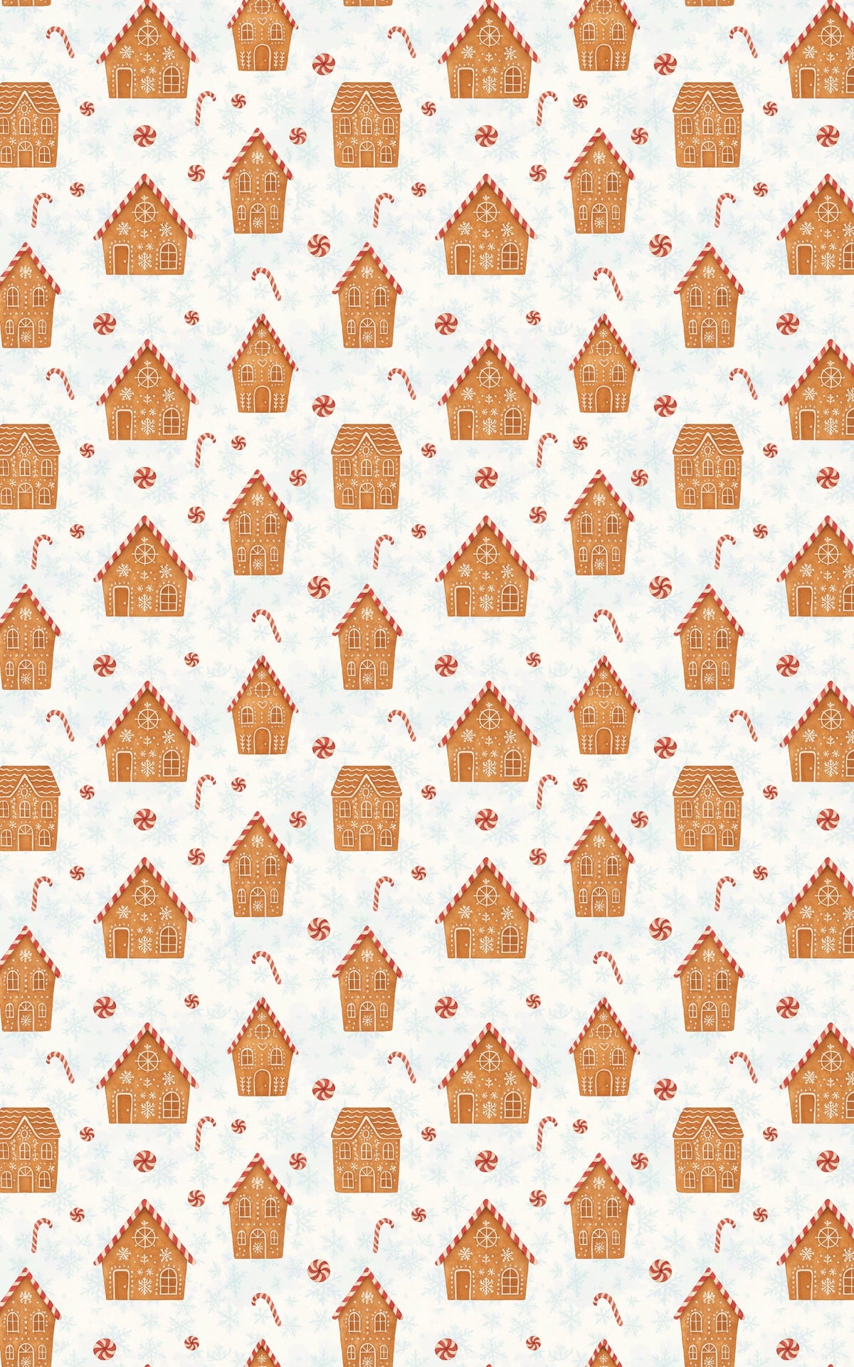 Christmas Cookie Gift Wrap, Gingerbread House Wrapping Paper, Festive Holiday Wrapping Paper, Xmas Season Gift Wrap, Holiday 