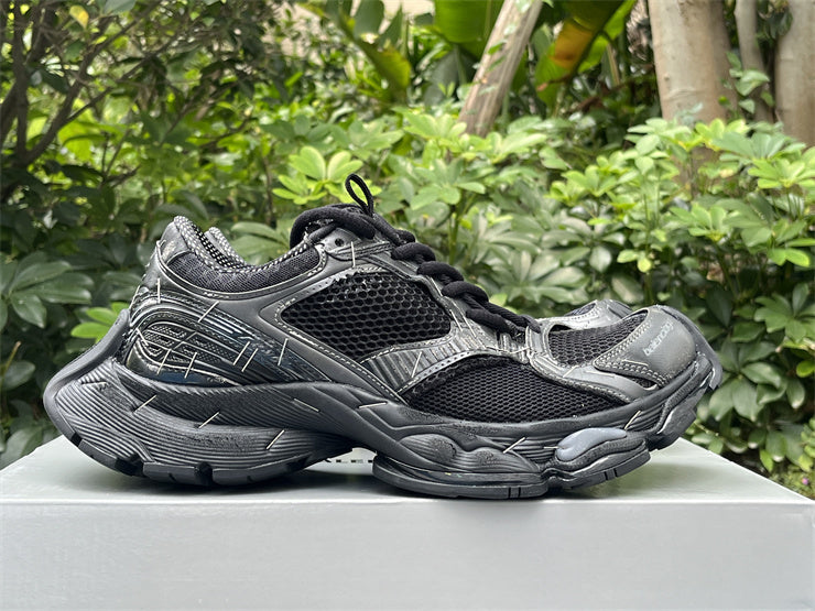 Low Top Sneakers, Black Colorway, Lace Up Design, Casual Gift for Sneaker Fans