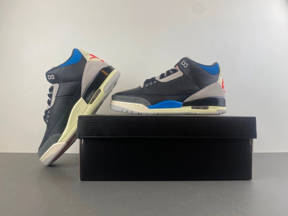 Low Top Sneakers, Blue Black Red Gray Colorway, Lace Up Design, Casual Gift for Sneaker Fans